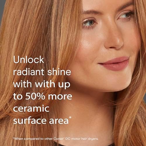 INFINITIPRO by CONAIR DigitalAIRE Hair Dryer | Frizz-Eliminating Hair Dryer with Diffuser | Hair Blow Dryer with Up to 5X More Speed for Higher Air Pressure & Drying Power | Blue 6