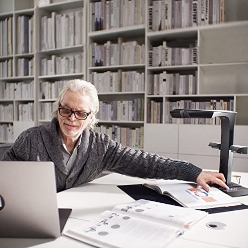 CZUR ET24 Pro Professional Book Scanner, 24MP Document Camera, 3rd Gen Auto-Flatten & Deskew Tech, A3 Document Scanner, 180+ Languages OCR, Support HDMI, for Windows/MacOS/Linux 6