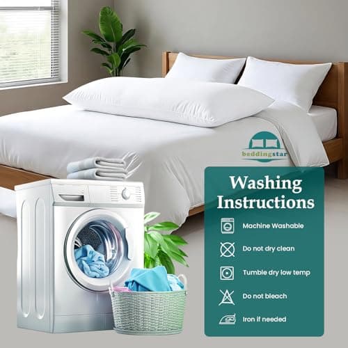 Body Pillow Cover 20x54 Body Pillow Case 100% Egyptian Cotton 600 Thread Count Soft & Skin-Friendly 1 Piece Body Pillowcase with Zipper Closure - 20x54 Inches, White 6