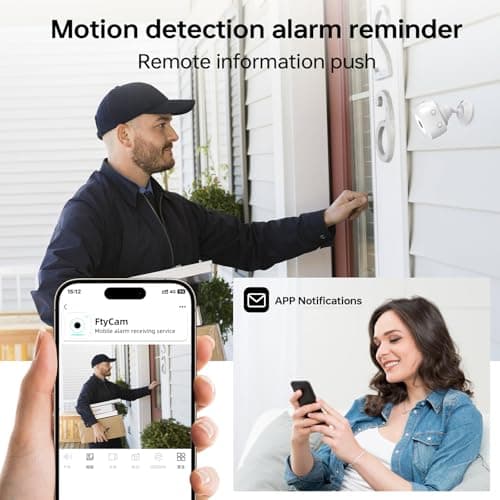 Zongbi Mini Camera,HD WiFi Security Wireless Camera,Real Time Monitoring with App SD Card Storage Portable Camera for Surveillance 6