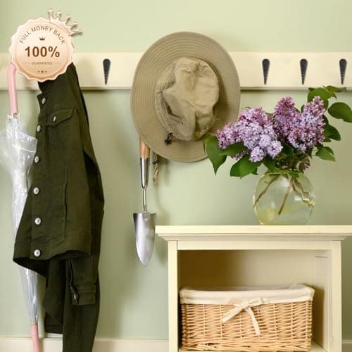 ZBDPOVT 15 Pcs Black Coat Hooks - Wall Hooks for Closet Hanging, Multi-Room Use (Bathroom/Bedroom/Kitchen), Holds Coats/Towels/Scarves/Hats/Keys/Cups, Includes 30 Screws 7