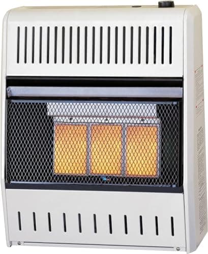 ProCom Heating Natural Gas Ventless Infrared Plaque Heater With Base Feet - 18,000 BTU, T-Stat Control - Model# MN180TPA-B 8