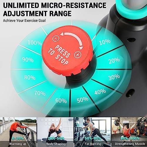 Exercise Bike, WENOKER Magnetic Resistance Stationary Bike for Home, Indoor Bike with Whisper Quiet, Heavy Flywheel and Upgraded LCD Monitor 5