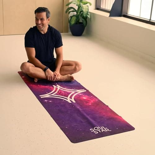Soul Star Retreats Lite Travel 1.5mm Yoga Mat with Suede Grip - Foldable, Lightweight, Non-Slip & Eco-Friendly with Custom Carry Bag for for Yoga, Hot Yoga, Pilates, & Meditation 9