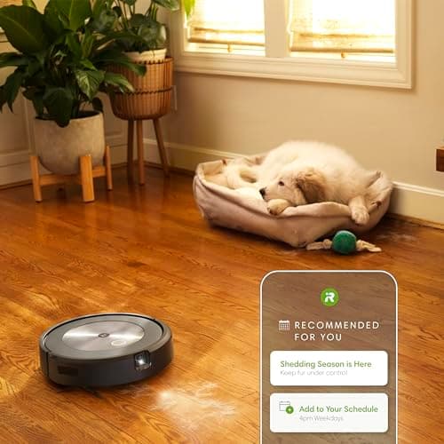 iRobot Roomba j7+ (7550) Self-Emptying Robot Vacuum – Uses PrecisionVision Navigation to Identify & Avoid Objects Like Socks, Shoes, & Pet Waste, Smart Mapping, Self-Empty for Up to 60 Days 7