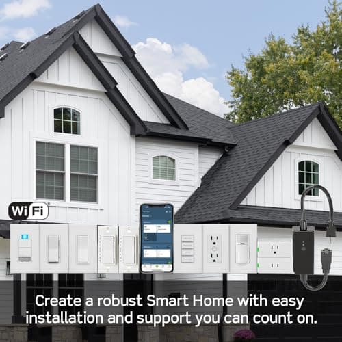 Leviton Decora Smart Dimmer Switch, Wi-Fi 2nd Gen, Neutral Wire Required, Works with Matter, My Leviton, Alexa, Google Assistant, Apple Home/Siri & Wired or Wire-Free 3-Way, D26HD-2RW, White 7