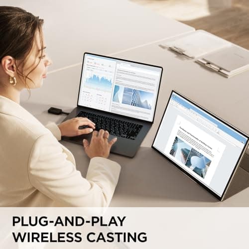 ViewSonic VG1656N 16 Inch 1200p IPS Wireless Portable Monitor with 2 Way Powered 60W USB C, Built-in 4000 mAh Battery and Stand with Smart Cover 3