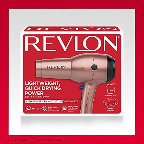 Revlon Light & Fast Hair Dryer | 1875W Stunning Blowouts Easily and Comfortably 7