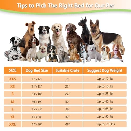 KISYYO Premium Washable Orthopedic Dog Bed – 35" Extra Large Crate Mat with Non-Slip Base, Plush Support for Pets Up to 65 lbs, Grey 6