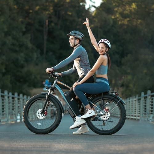 LELUOYUN F01 Electric Bike for Adults-Peak 1500W Brushless Motor Speed Max 32MPH,26" Electric Bike Fat Tire,48V 18.2Ah Removable Battery Long Range 80Miles Electric Mountain Bike,UL 2849 Certified 8