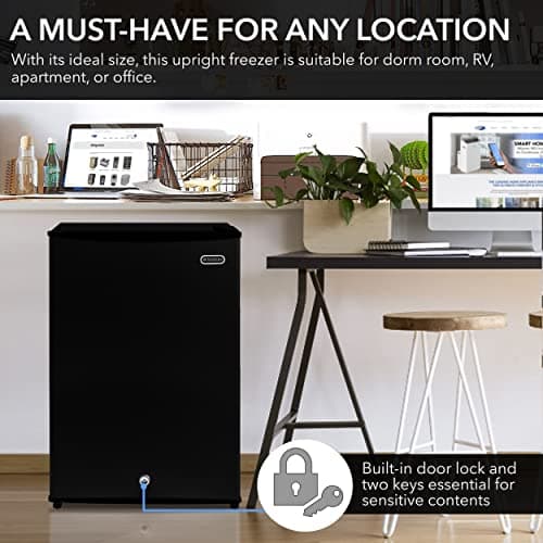 Whynter CUF-301BK 3 cu. ft Energy Star Upright Freezer with Lock – Black 3