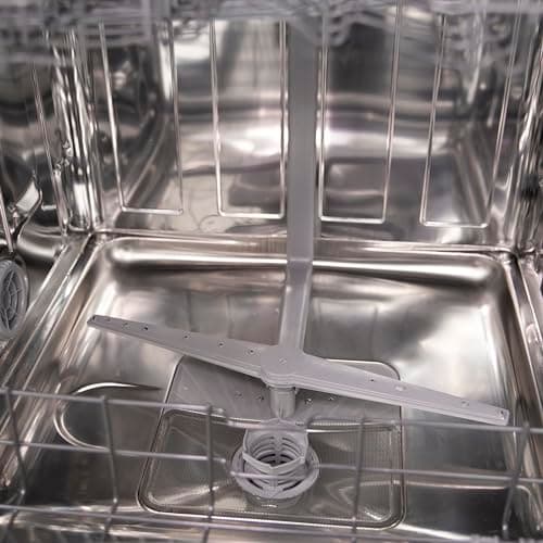 West Bend Dishwasher 24-Inch Built In with 3 Wash Options and Automatic Cycles, Stainless Steel Construction with Electronic Control LED Display, Low Noise Rating, 57 dBA, Metallic 5