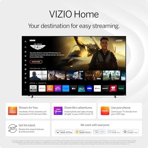 VIZIO 32 inch D-Series HD 720p Smart TV with Apple AirPlay and Chromecast Built-in, Alexa Compatibility, D32h-J, 2022 Model 6
