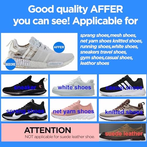 BIGBIGRIVER Shoe wipes 2 Pack 60 Pcs Sneaker Wipes Cleaner Quick Wipes Travel Portable Removes Dirt, Stains 5