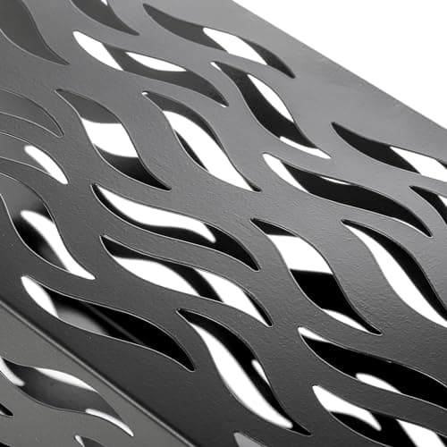 Noamus Metal Umbrella Holder, Heavy Square Canes Walking Sticks Stand Rack, Freestanding Rain Collection Umbrella Organizer, Black Umbrella Storage Bin for Entryway, Home, Office, 6.1"x6.1"x15.7" 7