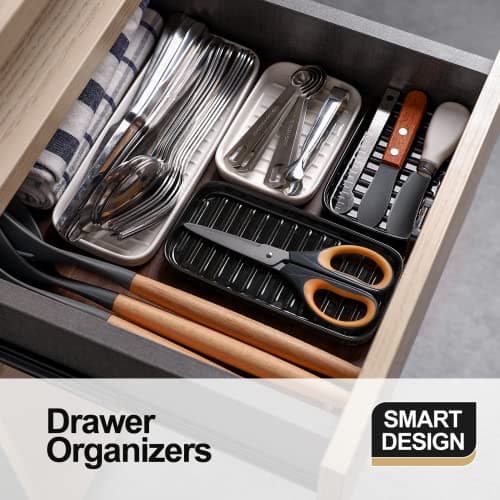 Nucookery 5" Ceramic Soap Dish Sponge Holder for Kitchen Sink Caddy, Dish Soap Holder for Bathroom Rectangle Easy to Clean 7