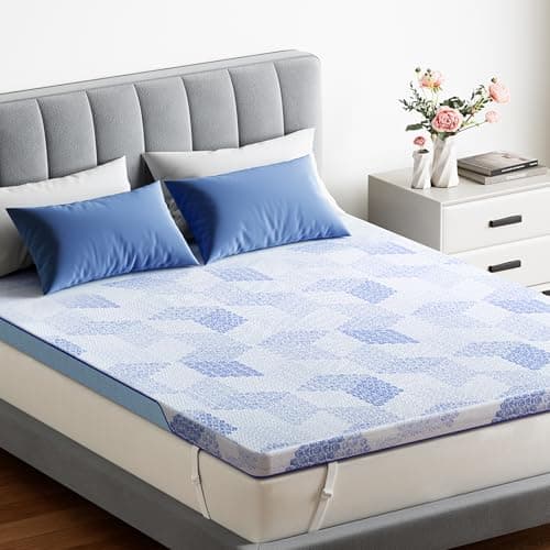 PERLECARE Firm Mattress Topper Queen- 3 Inch Memory Foam Bed Topper for Pressure Relief, Mattress Pad with Cooling Bamboo Cover, Removable & Washable, CertiPUR-US & Oeko-Tex Certified 7