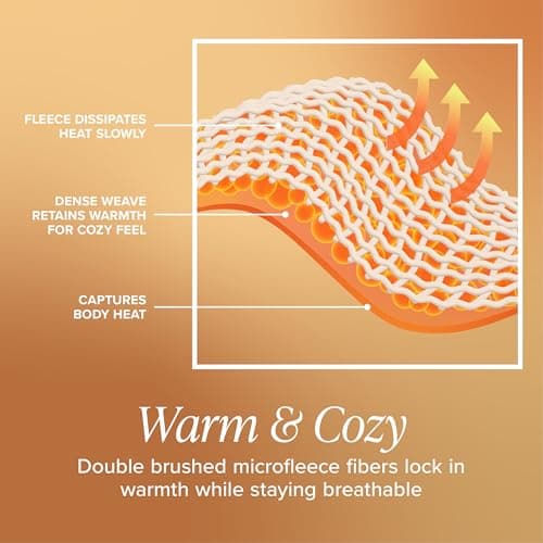 Bare Home Super Soft Fleece Fitted Sheet - Queen Size - Extra Plush Polar Fleece, No-Pilling - Deep Pocket - All Season Cozy Warmth (Queen, Grey) 6