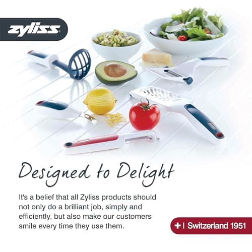 Zyliss Easy Clean Whisk - Dishwasher-Safe, Stainless Steel Wire Whisk for Your Kitchen Accessories - Large 7