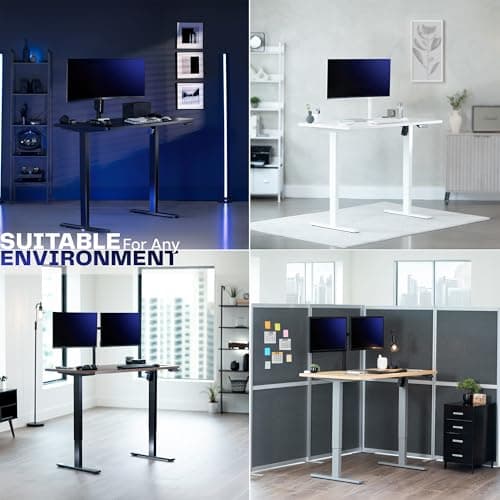 VIVO Electric 71 x 30 in Standing Desk, Memory Height Adjustment, 1B Series, Holds 220 lbs, Dark Gray Top Black Frame, DESK-KIT-1B7G 8