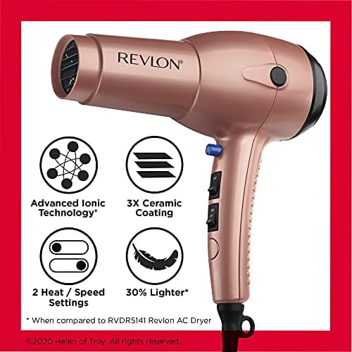 Revlon Light & Fast Hair Dryer | 1875W Stunning Blowouts Easily and Comfortably 6
