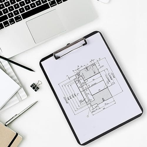 Mr. Pen- Plastic Clipboard, Letter Size, Black, Clipboard Plastic, Low-Profile Metal Clip with Retractable Hanging Hole 7