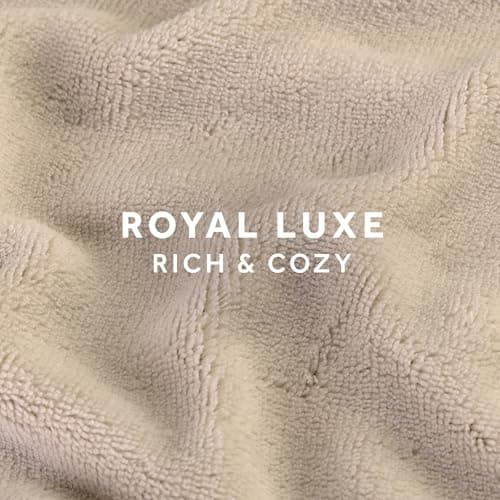 Sunbeam Electric Royal Luxe Microplush Heated Blanket 12 Heat Settings, 12-Hour Selectable Auto Shut-Off, Fast Heating, Warm and Cozy, Sandstone Color, Queen, 90" x 84" 7