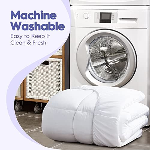 ABENE Queen Size Mattress Topper for Back Pain Relief, Extra Thick Mattress Pad Pillowtop, Soft Plush Mattress Cover Bed Topper with Deep Pocket, Overfilled Down Alternative Filling, White 7