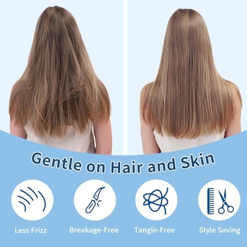 Luxury Cooling Pillowcases Queen Size 2 Pack, Q-Max>0.4 Cool Touch for Hot Sleepers&Night Sweats Beauty Sleep Anti-Frizz, Softer Than Silk Pillowcover Oeko-TEX Certified Grey 5