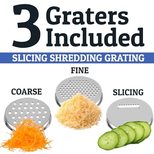 Priority Chef Stainless Steel Mixing Bowls with Lids Set, 3 Grater Attachments, Airtight Lids, Non-Slip Silicone Base Mixing Bowl Set, Large Prep Metal Mixing Bowls for Kitchen, Black 8