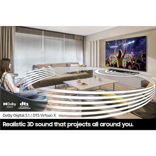 Samsung HW-B750D 5.1ch Soundbar with Dolby Virtual:X DTS (2024) Bundle with SWA-9200S Wireless Surround Speakers 6