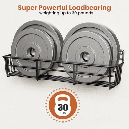 Mystozer Spice Rack wall mounted 6 Pack, Space-Saving Spice Organizer for Spice Jars and Seasonings,Screw or Adhesive Hanging Spice Rack Organizer for Your Kitchen Cabinet,or Pantry Door 6