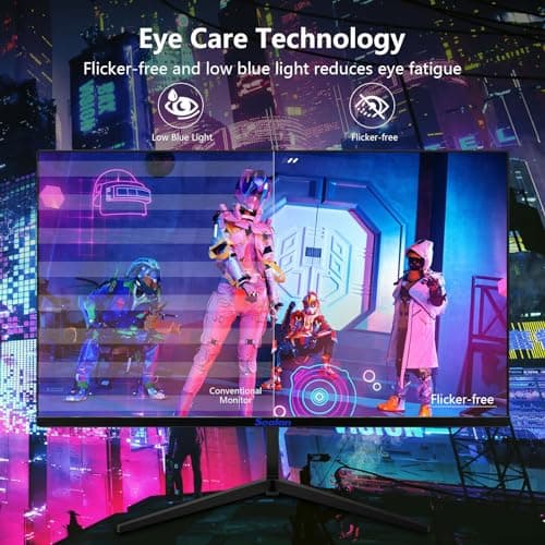 Sealan 24 inch Gaming Computer Monitor FHD 1920x1080 with 180Hz Refresh Rate AMD FreeSync Premium Display, Eye Care, HDMI 3ms MPRT - Ideal for Gaming & Entertainment 6