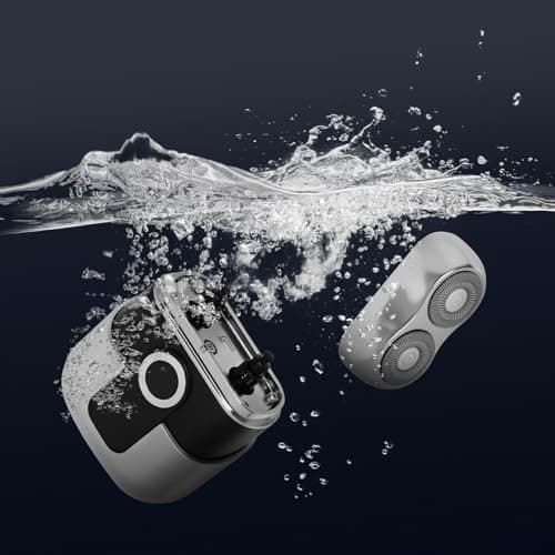 Electric Shaver for Men, 2026 New Painless Portable Dual Head Pocket Travel Electric Shavers, Waterproof Wet Dry Cordless Electric Razor 5