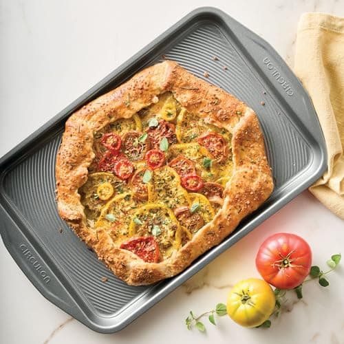 Circulon Nonstick Bakeware 2-Piece Baking Sheet, Bakeware Set, Gray 8