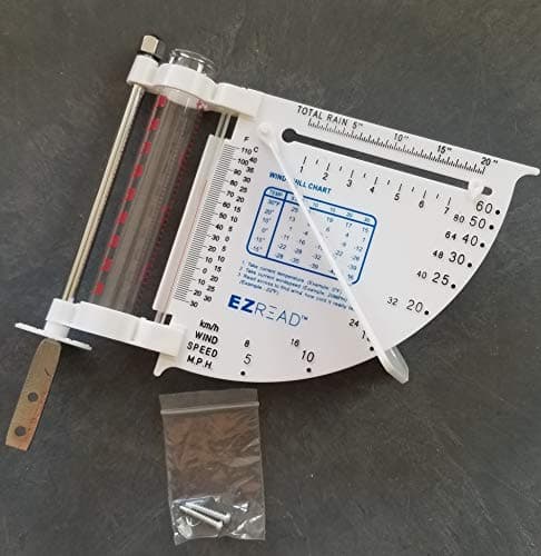 EZRead Headwind Consumer Products 840-0052 5-in-1 Weather Station, White 3