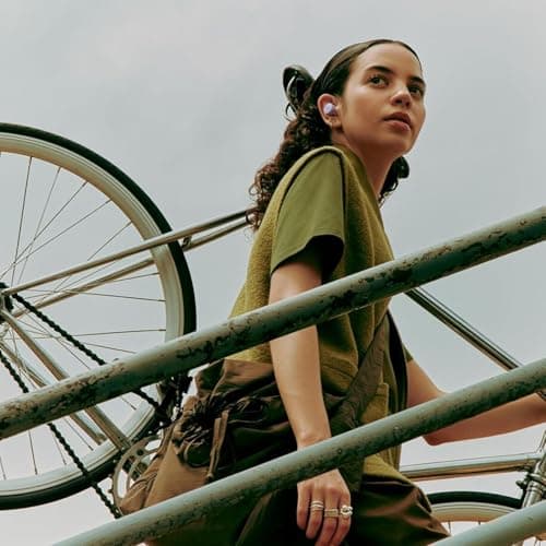 Bose New QuietComfort Wireless Noise Cancelling Earbuds, Lifestyle Bluetooth Earbuds with Active Noise Cancellation, Up to 8.5 Hours of Battery Life with Green Extreme Portable Charger (Chilled Lilac) 5