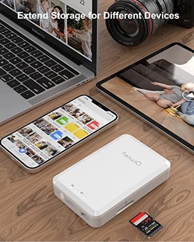 NEWQ Hard Drive for Phone Computer: 2 TB Photo Stick Portable Storage Device External HDD USB Flash for iPhone & iPad & Android Cellphone Backup Picture | Photo | Video | Data (2TB) 5