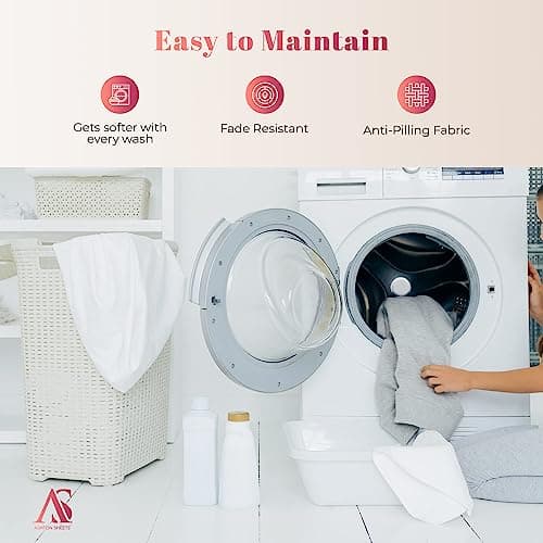 Ashton Sheets Premium Egyptian Cotton King Fitted Sheet Only - 22" Extra Deep Pocket King Fitted Sheet, Easy Snug Fit, Soft Cooling Sateen Weave, Extra Long Staple Cotton Bottom Sheets - Light Blue 8