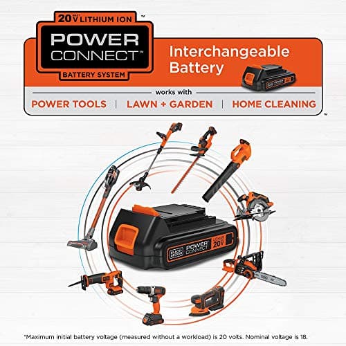 BLACK+DECKER 20V MAX Cordless Drill Kit with ‎Battery, Charger, Includes Double Sided Drill Bit (BCD702C1) 9