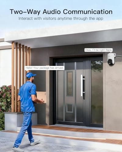 VIMTAG 2.5K Outdoor Camera, 5G Outdoor Security Camera, 360° View Cameras for Home Security, House Surveillance, Motion Tracking, Color Night Vision, Dual-Band WiFi, 2-Way Audio, Cloud/SD Card Storage 10