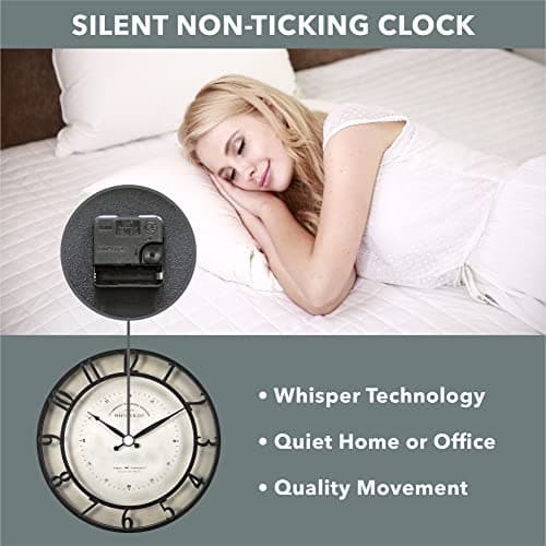 FirsTime & Co.® Kensington Wall Clock, Brown 8