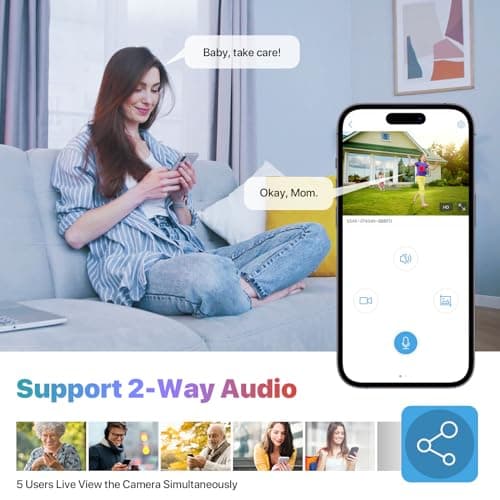 SV3C 4K PTZ WiFi Wireless Dome Camera Outdoor, Security IP Camera Indoor 8MP with Auto Tracking, Infrared HD Night Vision, SD Card Record, Motion Detection, RTSP, FTP, Onvif Conformant, 2.4/5 GHz WiFi 6