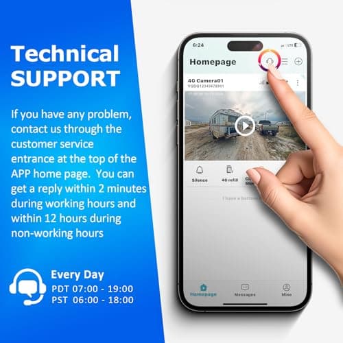 4G LTE Cellular Solar Security Camera Wireless Outdoor, No WiFi surveillance camera, PIR Motion Sensor, Human Tracking, 360° Live View, 2 Way Talk, 2K Color Night Vision, 360 day unlimited data 9