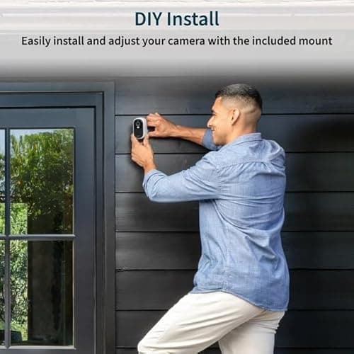 Arlo Essential Spotlight Camera, Wireless Security Camera, Outdoor Camera HD (2nd Gen),1080p Video, Color Night Vision, Direct to WiFi No Hub Needed, Surveillance cam, White 7