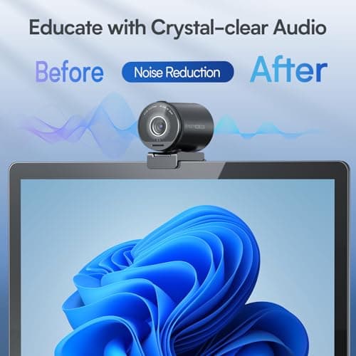 EMEET SmartCam S800-4K Webcam for Streaming, Sony 1/2'' Sensor, Supports HDR, PDAF&TOF Dual-autofocus, 1080P@60fps, 2 Noise-Cancelling Mics, 40°-73° FOV, Perfect for Live Streaming&Online Meetings 6