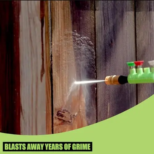 Pressure Washer, Foam Cannon, 4 Different Pressure Tips, Power Washer for Cars/Fences/Driveways/Home/Patios 6