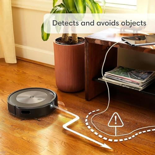 iRobot Roomba Combo j5+ Self-Emptying Robot Vacuum & Mop – Identifies and Avoids Obstacles Like Pet Waste & Cords, Empties Itself for 60 Days, Clean by Room with Smart Mapping, Works with Alexa​ 5