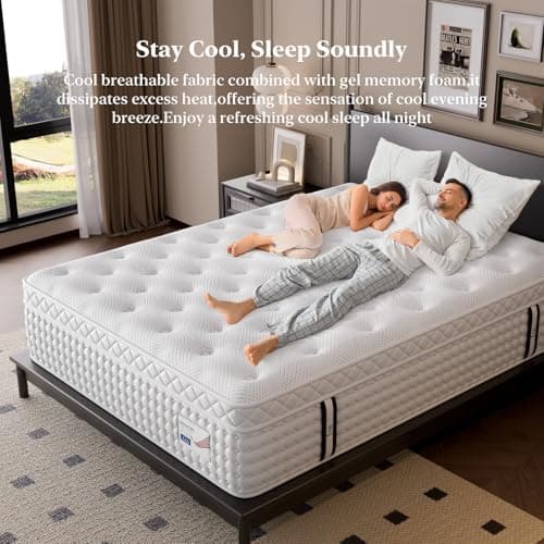 BedStory Firm Queen Size Mattress, 12 Inch Hybrid Mattress with Extra Lumbar & Hip Support, Signature Collection for Cool Night and Pressure Relief, 365-Night Trial & Forever Warranty 8