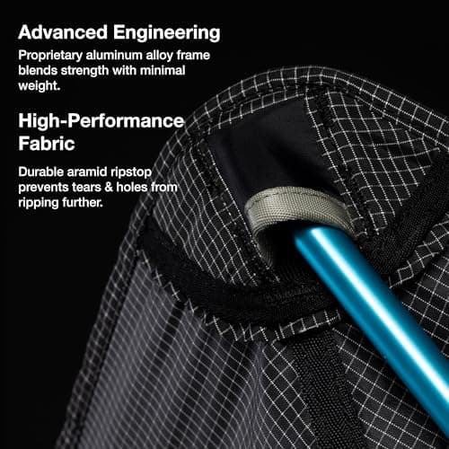 Helinox Chair Zero Ultralight Compact Camping Chair Grey, 1.1lbs Outdoor Chairs, Folding Chairs for Outside, Hiking, Backpacking, Camping, Adventures 7